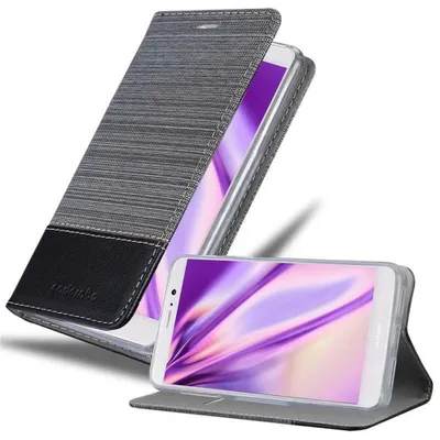 Image de Cadorabo Housse pour Huawei MATE 9 Housse en gris pour téléphone portable Etui Book Case Cover