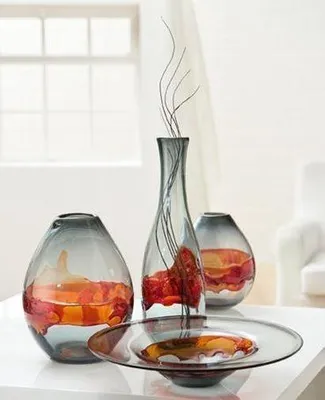 Produktbild von Gilde Glas Bauchvase Magma 39967