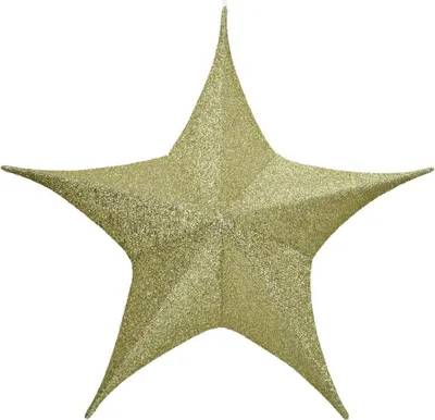 Produktbild von Kaemingk Stern aus Polyester Ø 180 cm gold