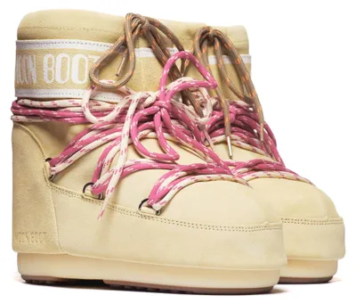 Immagine prodotto di MOON BOOT MB ICON LOW, scarpe in suede, con lacci, modello 80D1409670-B021