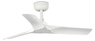 Image de Ventilateur de plafond à basse consommation avec télécommande Hey 90 cm Blanc