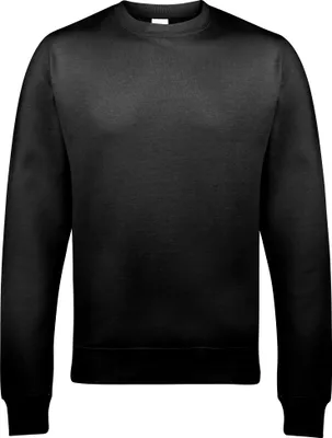 Produktbild von AWDis Just Hoods Uni Sweatshirt mit Rundhalsausschnitt RW2014 (M) (Schwarz)