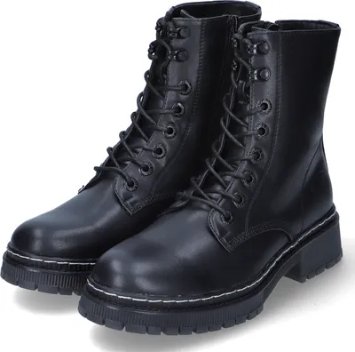 Produktbild von Dockers Schnürstiefeletten Damen Kunstleder Schwarz Größe: 40