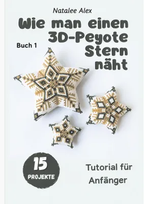 Produktbild von Wie man einen 3D-Peyote Stern näht