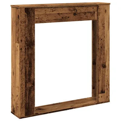 Obrázek produktu pro vidaXL Krbová obestavba vzhled starého dřeva 100x20x100 cm materiál na bázi dřeva