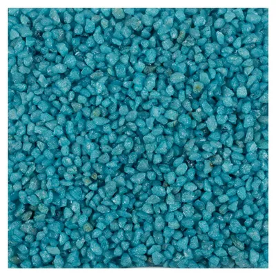 Produktbild von Kleine Dekosteine, grobkörniger Farbsand 1 kg, TÜRKIS