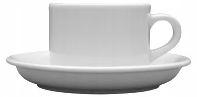 Produktbild von Lubiana Ameryka Porzellan Tasse mit Untertasse 230ml