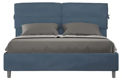 Immagine prodotto di Letto Matrimoniale 160x210 cm Senza Rete Nandy Blu