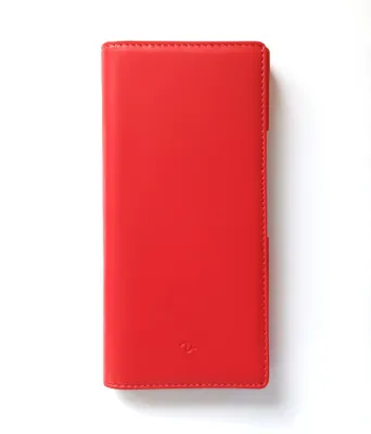 Produktbild von Schutzhülle Bookcase für Volla Phone Quintus, rot, aus Leder