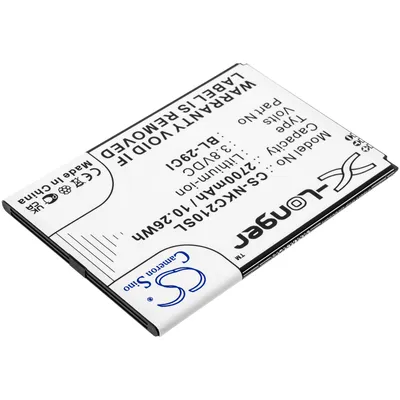 Produktbild von TECHTEK Akku Kompatibel mit [Nokia] C10, C20, C21 Ersetzt BL-29CI, für BL-29CL