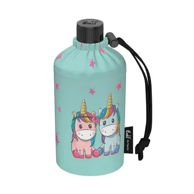 Image de emil-vertriebs Emil Bouteille en verre 0,3l Unicorns UNICORNS