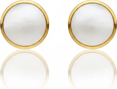 Produktbild von Ohrstecker aus Edelstahl in Goldfarbe mit Epoxid