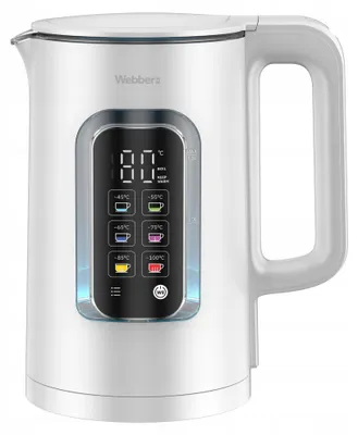 Obrázek produktu pro Elektrická varná konvice Webber ELIYA WK110, 1,5 l, regulace teploty, funkce Keep Warm, LED