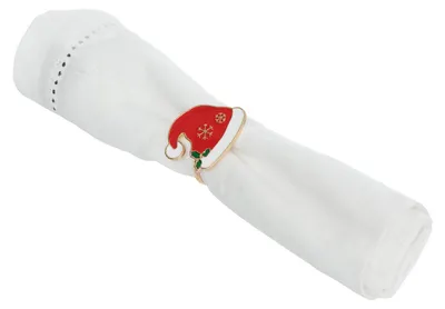 Produktbild von Serviettenringe Weihnachtsmotiv, Metall, 2er-Set