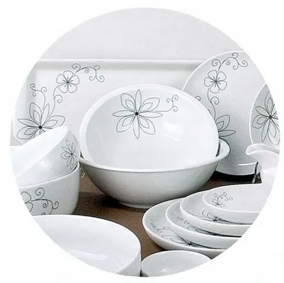 Obrázek produktu pro Chodzież Salátová Mísa Kulatá 24 cm Porcelán K245