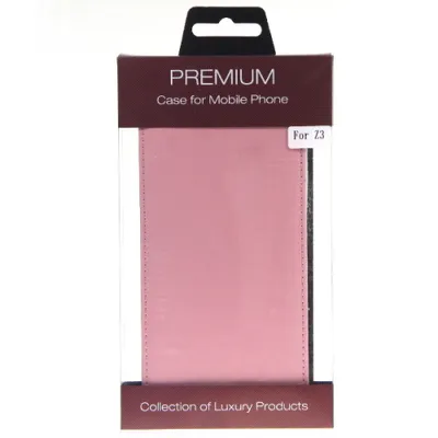 Image de Slim Cuir Flip Housse pour Sony Z3 Rose Protection 4250710556212