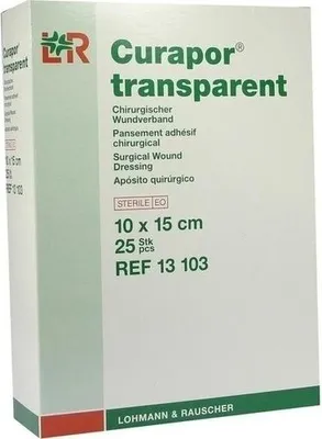 Obrázek produktu pro Curapor Wundverband transparentní steril, 25 St PFL