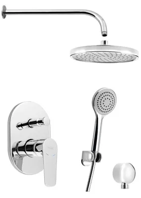 Produktbild von Aqualine LOTTA Unterputz Duscharmatur mit Einhebelmischer, 2 Wege, Chrom