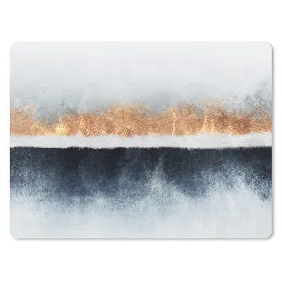 Produktbild von MuchoWow® Mauspad Mousepad Gold - Abstrakt - Design 23x19 cm - Mousepads - Maus Mat - Pad - Mausunterlage - Schreibtischunterlage - Mauspad
