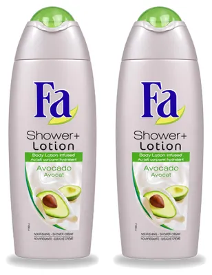 Produktbild von 2 x Fa Douchecreme mit Lotion Avocado - 250 ml - Vorteilspackung - 2 Stücke
