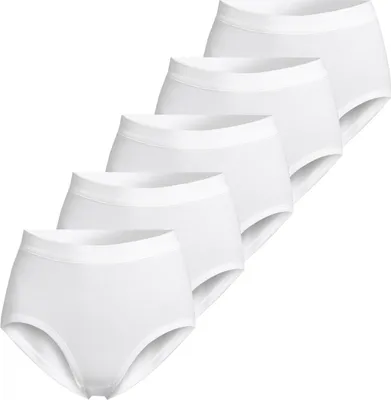 Produktbild von ESGE 5er-Pack Basic - Feinripp Taillenslip Slip in weicher und elastischer Feinripp-Qualität, Atmungsaktiv und hautfreundlich, Elastischer Softbund