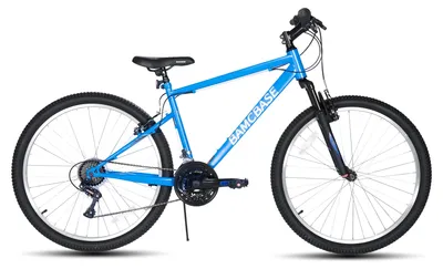Immagine prodotto di Mountain bike - MTB rigida - Ruote da 66 cm - 18 velocità - Doppi freni a V - Telaio Acciaio al carbonio - Cerchi in alluminio - Blu