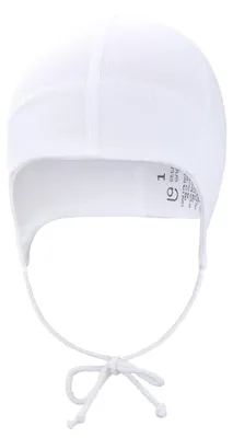 Produktbild von Bindemütze mit Flachnaht dünn Outlast® - Weiß, 1 | 36-38 cm