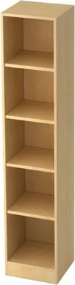 Produktbild von Regal schmal 6040, 5 OH 40,6 x 40 x 200,4 cm (BxTxH)