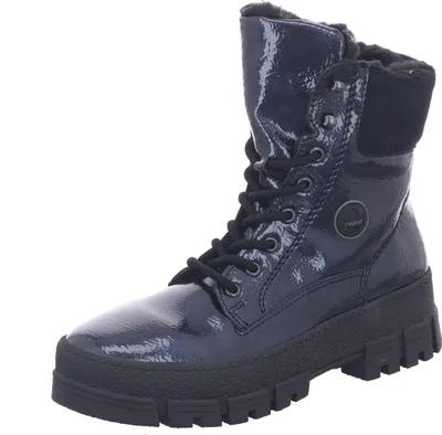 Produktbild von Rieker- Bootie warm - blau Lack