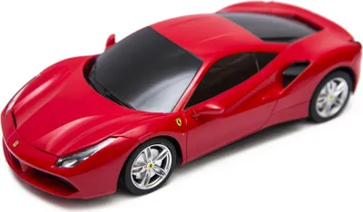 Zdjęcie produktu dla Ferrari 488 GTB skala 1:24 Rastar 76000 samochód sterowany czerwony