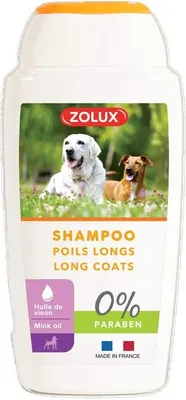 Produktbild von ZOLUX Shampoo für Hunde mit langem Fell, ohne Paraben, 250 ml