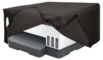 Produktbild von kwmobile Cover kompatibel mit HP Smart Tank 7305 - Tasche Hülle Drucker - Staubschutzhülle Schutzhaube Schutzhülle - Dunkelgrau