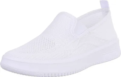 Produktbild von Ital-Design Damen Freizeitschuhe Halbschuhe Sneakers Low Mokassins  Textiloptik Slipper 88843581 Weiß Gr.  37