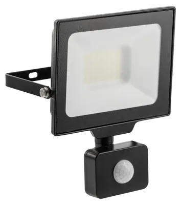 Immagine prodotto di Faretto LED per esterni 30W con rilevatore di movimento IP65 nero Faretto da parete per esterni 3000lm