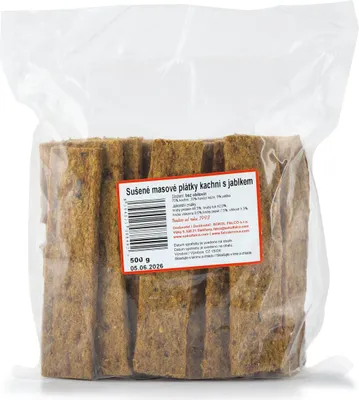 Produktbild von Sušené plátky kachního masa s jablky 500 g