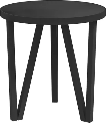 Immagine prodotto di vidaXL Tavolino nero Ø35 cm MDF