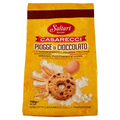 Zdjęcie produktu dla Ciastka Kruche z Kawałkami Czekolady Saltari 700 g