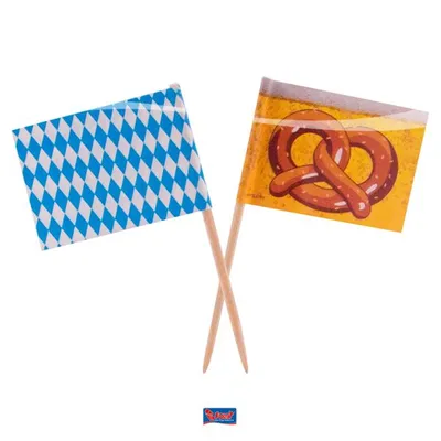 Produktbild von Folat 61564, Party-Auswahl, Bambus, 140 mm, 50 Stück(e)