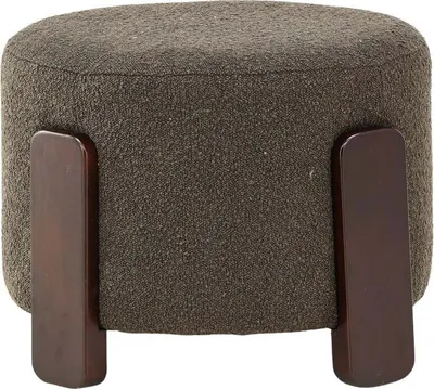 Produktbild von FURNLUX Pouf Coffey Brown 50cm / Hauptfarbe: Braun / Abmessungen: 50 x 50 x 43 cm