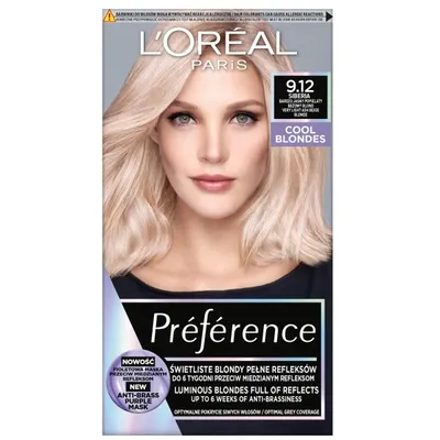 Obrázek produktu pro L'Oreal Paris Preference Cool Blondes Farba do wosw 9.12 Siberia