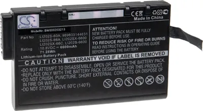 Produktbild von vhbw Akku kompatibel mit Micron Transport GX, GX3, GX2, XT, VX, ZX, XT2 Messgerät (6600 mAh, 10,8 V, Li-Ion)