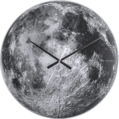 Immagine prodotto di Karlsson - Orologio da parete Moon - Grigio