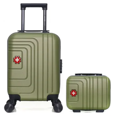 Produktbild von SWISS KOPPER – 2er-Set – Handgepäckkoffer XXS und Kosmetikkoffer RUTI