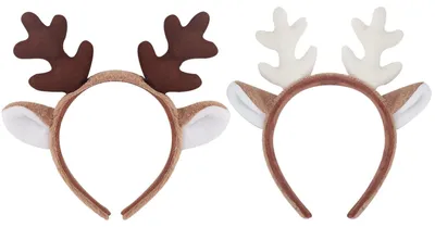 Imagen del producto de Diadema con orejas y cuernos para fiestas