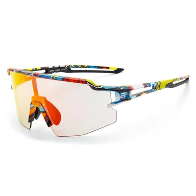 Produktbild von Rockbros Fotochrome Radbrille UV400 mit Seheinsatz