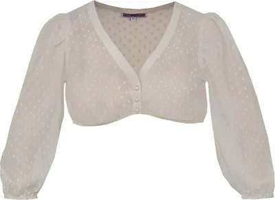 Produktbild von Dirndlbluse Ahorntal taupe 36