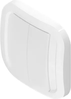 Immagine prodotto di NODON, Interruttore a parete senza fili con 2 pulsanti per sistema Zigbee, bianco