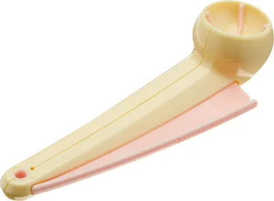 Produktbild von Zenker Makronator Ø 3 cm CANDY, Makronenformer aus Kunststoff, Teigportionierer für Makronen, Plätzchenportionierer (Farbe: Creme/Rosa)