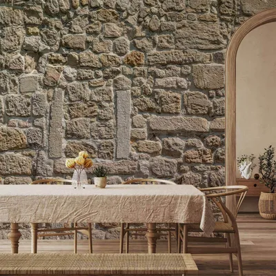 Produktbild von Vlies Fototapete - Wall From Stones 450x315 cm Muster f-A-0329-a-a