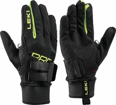 Produktbild von Leki PRC Shark Black/Neonyellow 6,5 SkI Handschuhe